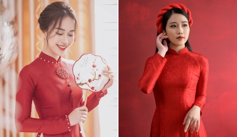 Vải Áo Dài Gấm Cưới Đẹp, Họa Tiết Đa Dạng Cho Cô Dâu | Áo Dài Trang Võ